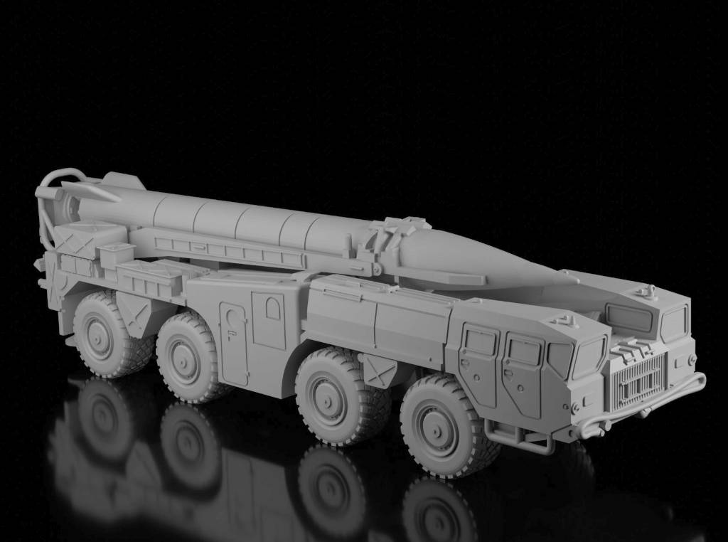 MAZ-543 Scud (Guaro3d). Painted Resin Model