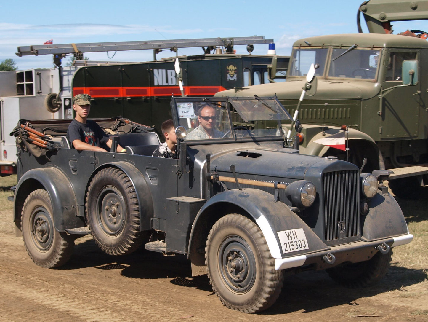 WW2 German Sd.Kfz.15 Horch 901. Painted Resin Model