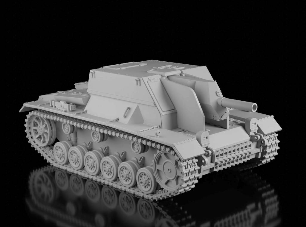 SG-122 "Artsturm" (Wargame3d). Painted Resin Model