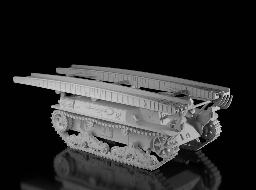 WW2 Japanese Soko Sagyo Ki (SS-Ki) with Bridge . UnPainted Resin Model