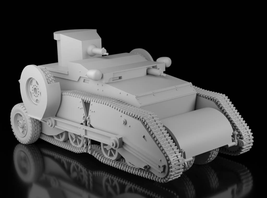 Schofield Truck Tank - On Wheels (Wargame3d)