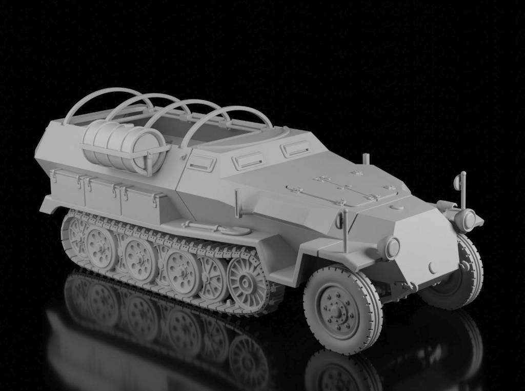 Sd.Kfz 251/8 Ausf C Ambulance (Wargame3d)