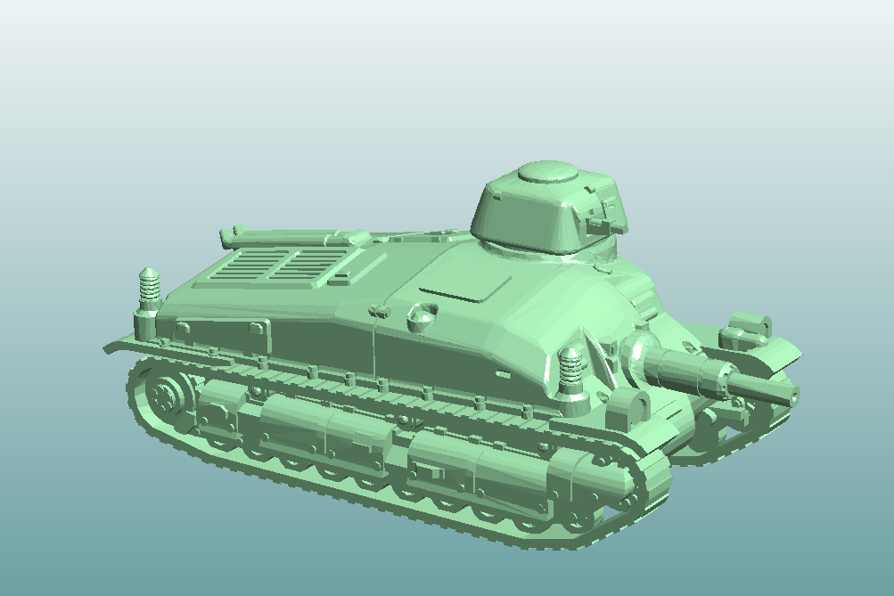 Somua SAu 40 Prototype SPG