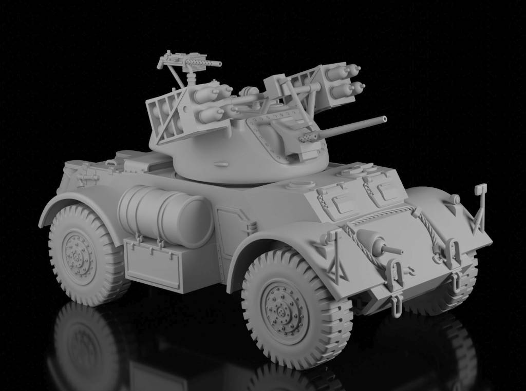 T17E1 Staghound Mk.I Land Mattress (Wargame3d)