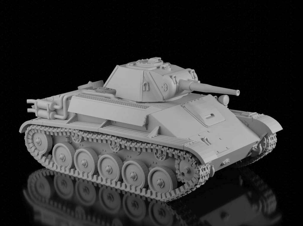 T-70 (Ramzay1945). Painted Resin Model