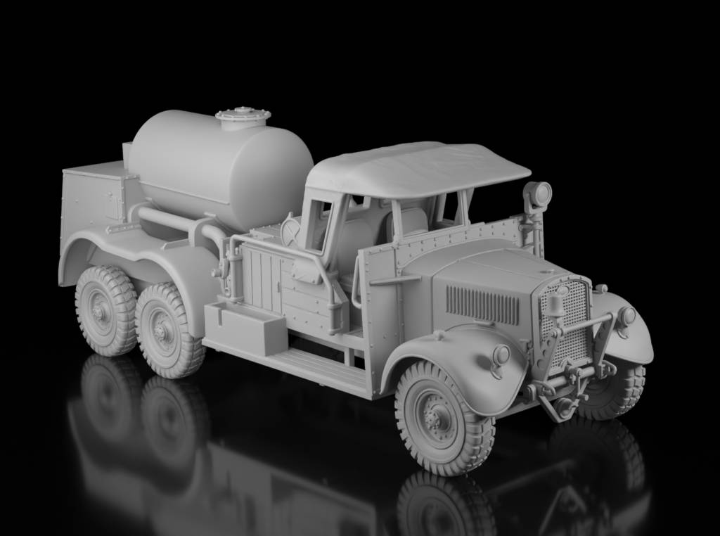 Fordson WOT1 RAF Fire Tender (Wargame3d)