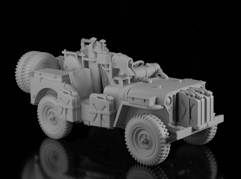 Wasp Flamethrower Jeep - Popski Prototype (Wargame3d)