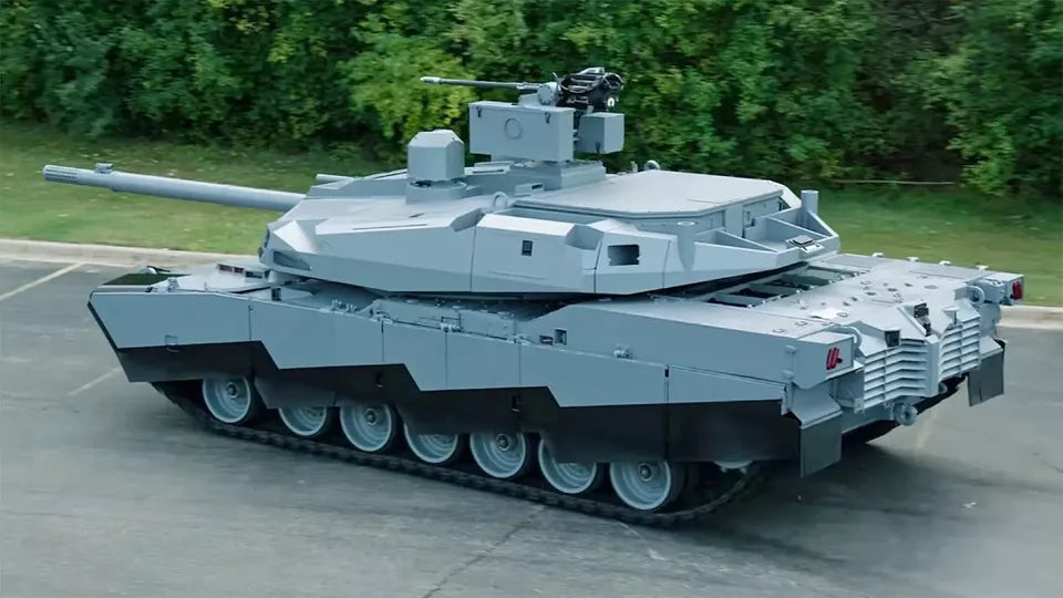 American Post War Abrams X. Painted Resin Model