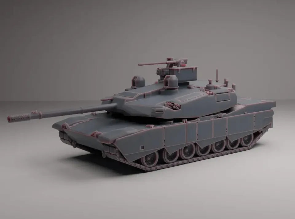 American Post War Abrams X. UnPainted Resin Model