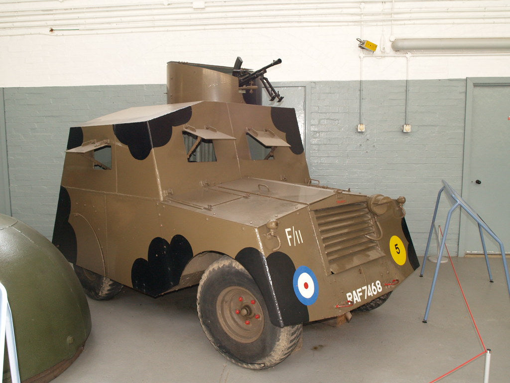 WW2 British Beaverette Armoured Car. Painted Resin Model