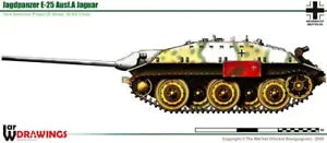 WW2 German E-25 Panzerjager. Painted Resin Model