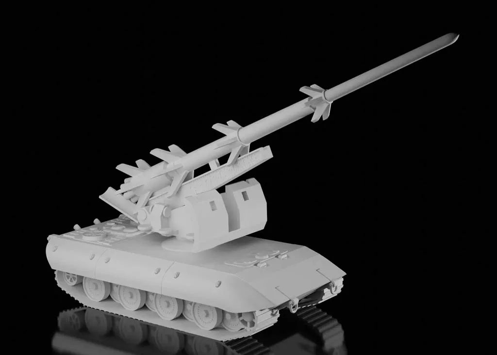 WW2 German E-100 Long Range Rocket "Rheinbote". Waffentrager. UNPainted Resin Model