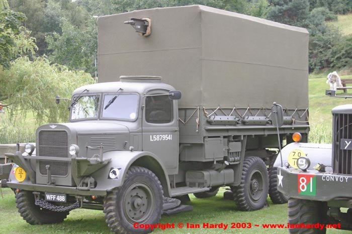 WW2 British K6 Gantry Crane Truck. Painted Resin Model