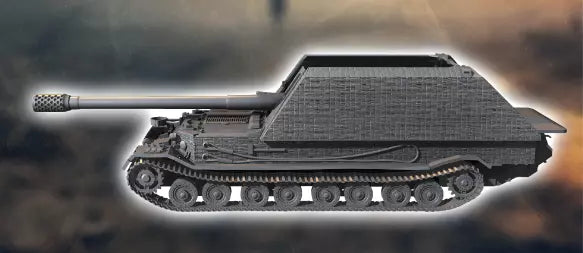 WW2 German 21cm Grille 19 Tiger. UNPainted Resin Model