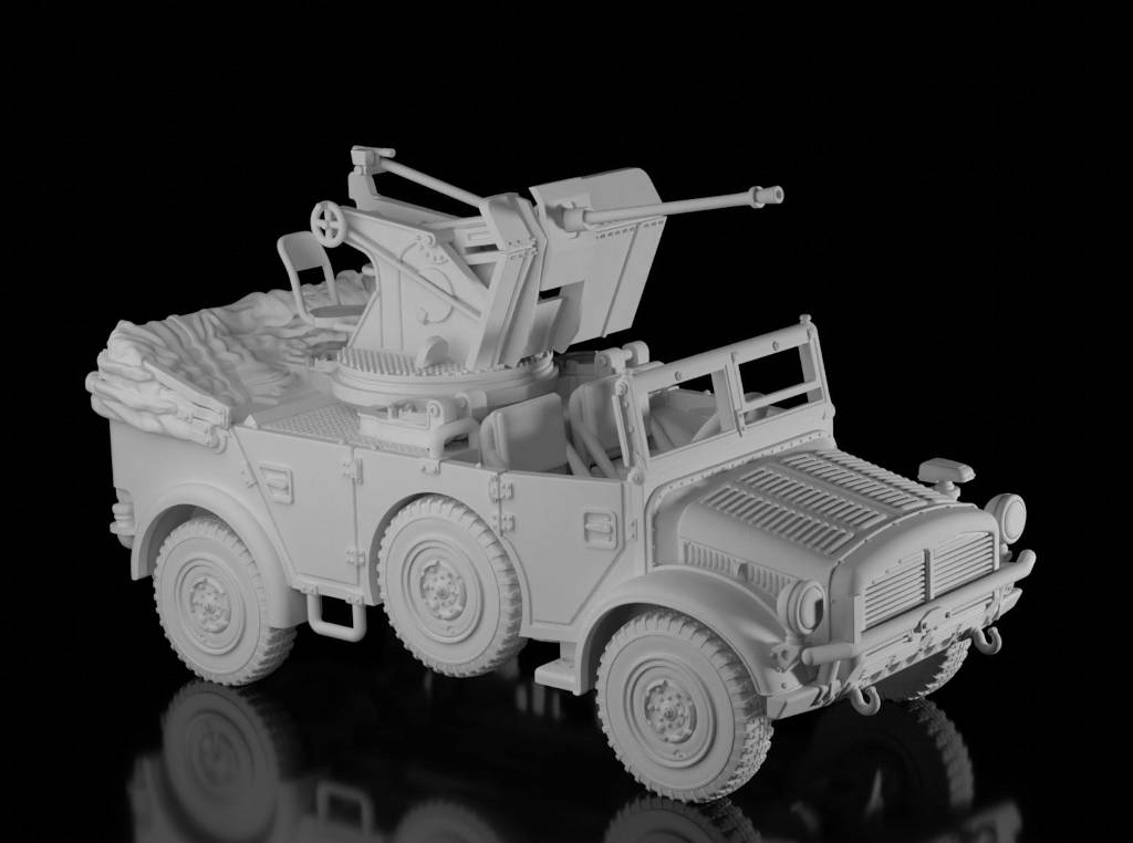 Horch 108 with 2cm Flak 30 (Wargame3d)