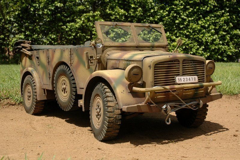 WW2 German Horch 108 Type 1A. Painted Resin Model
