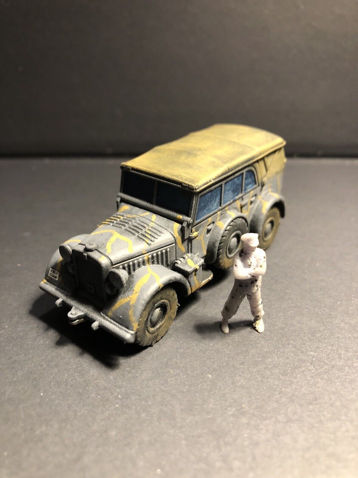 WW2 German Sd.Kfz.15 Horch 901 closed. Painted Resin Model