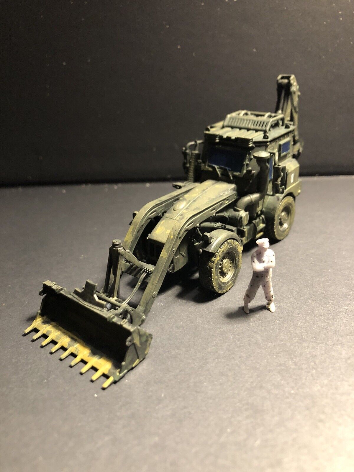 American Post War JCB HMEE Extended. Painted Resin Model