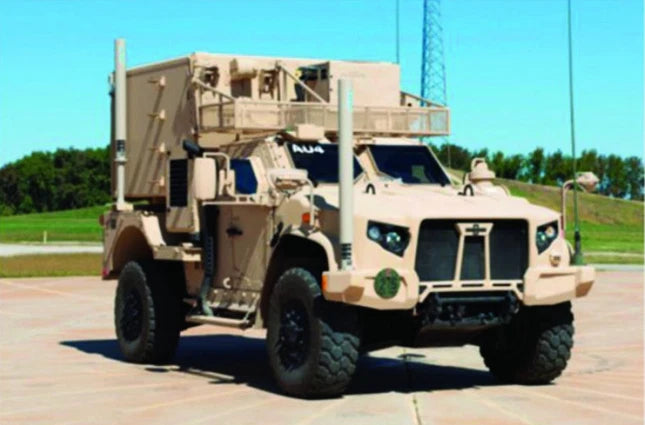 American Post War JLTV Shelter S250. Painted Resin Model