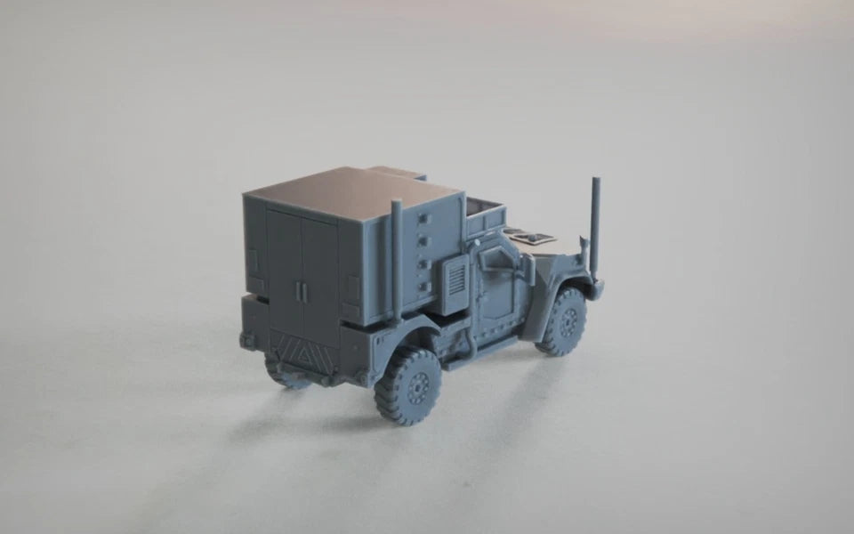 American Post War JLTV Shelter S250. UNPainted Resin Model