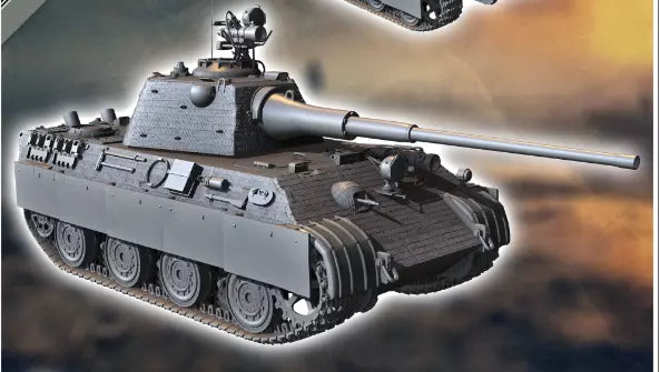 WW2 German Panther II With Night Vision. UNPainted Resin Model