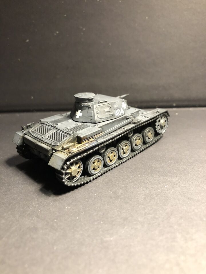 WW2 German Panzer III Ausf A. Sd.Kfz.141. Painted Resin Model