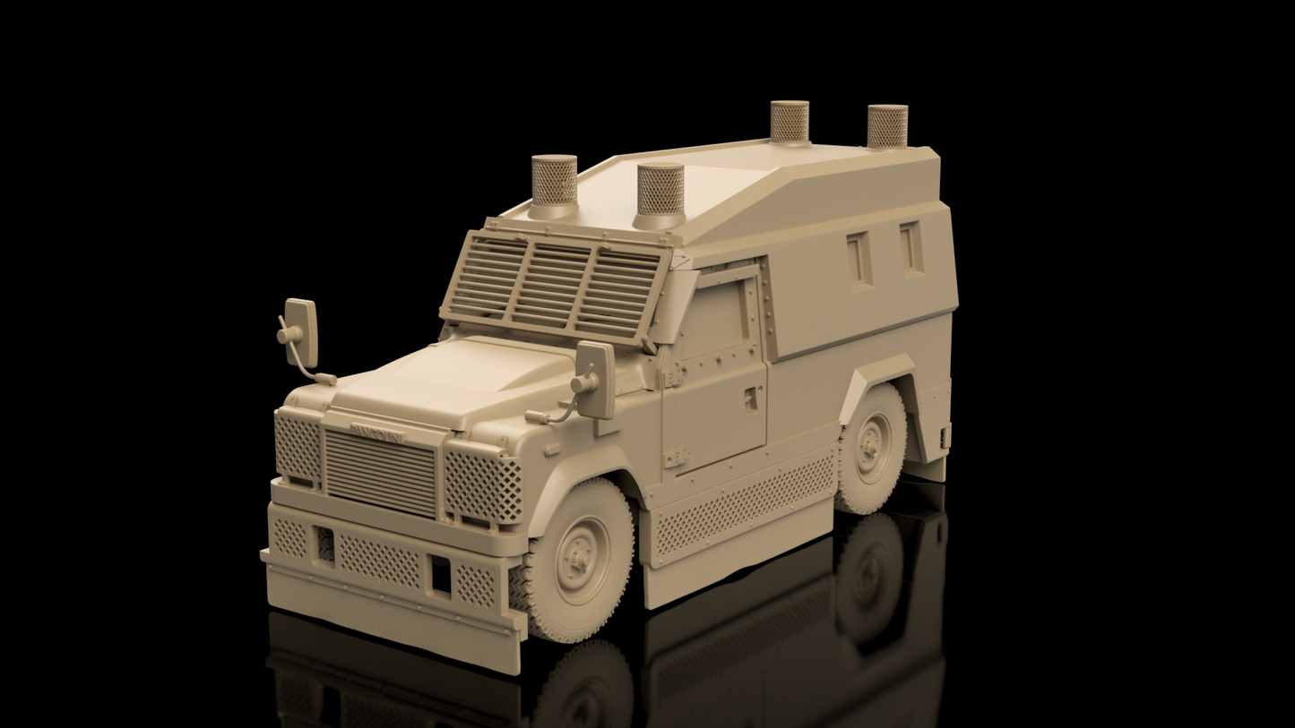 British Post War Land Rover Pangolin. UNPainted Resin Model