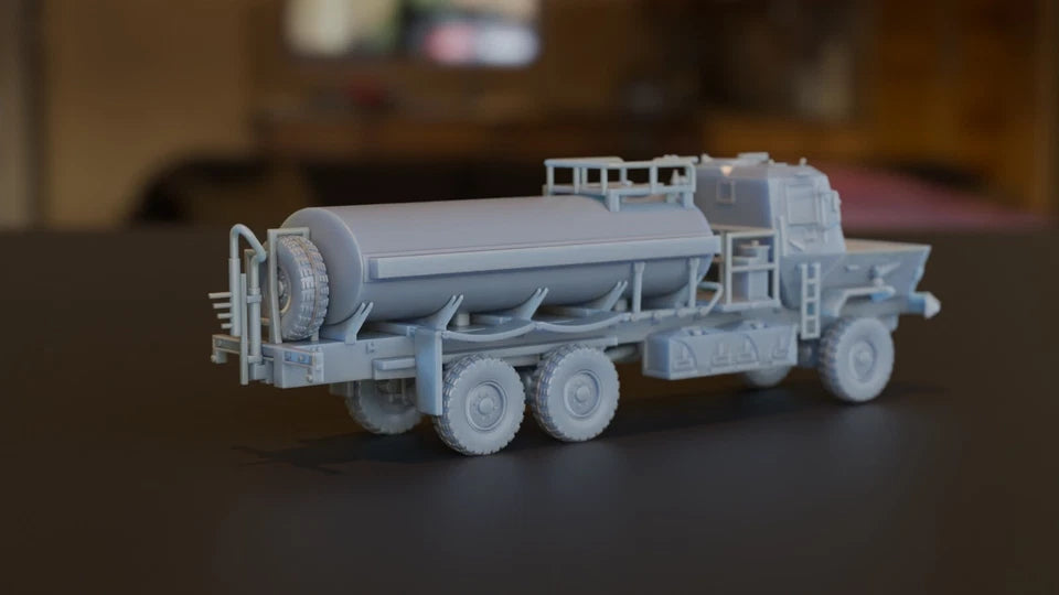 South African Post War Samil 100 WATER Tanker. Painted Resin Model
