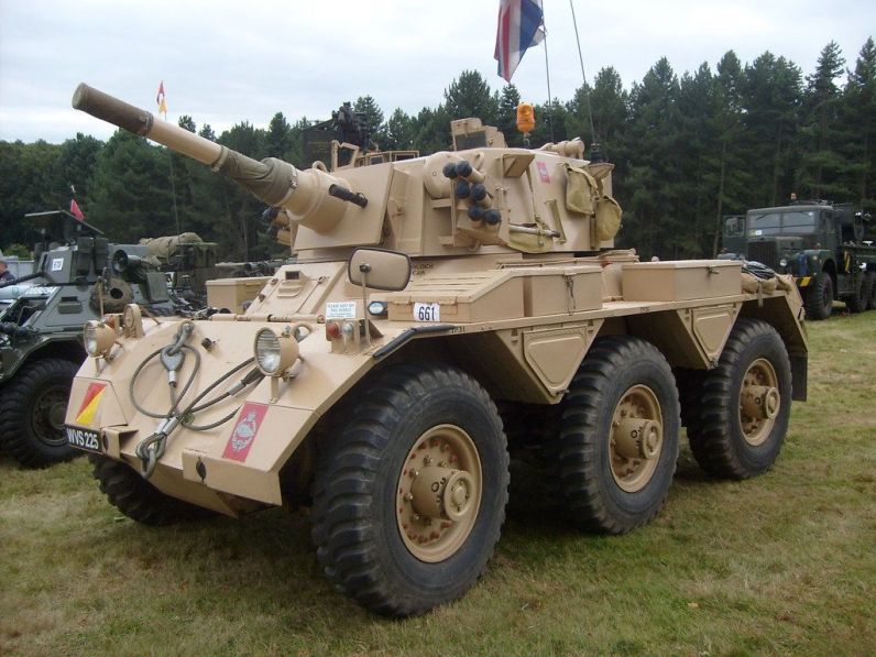 British Post War FV601 Saladin. Painted Resin Model