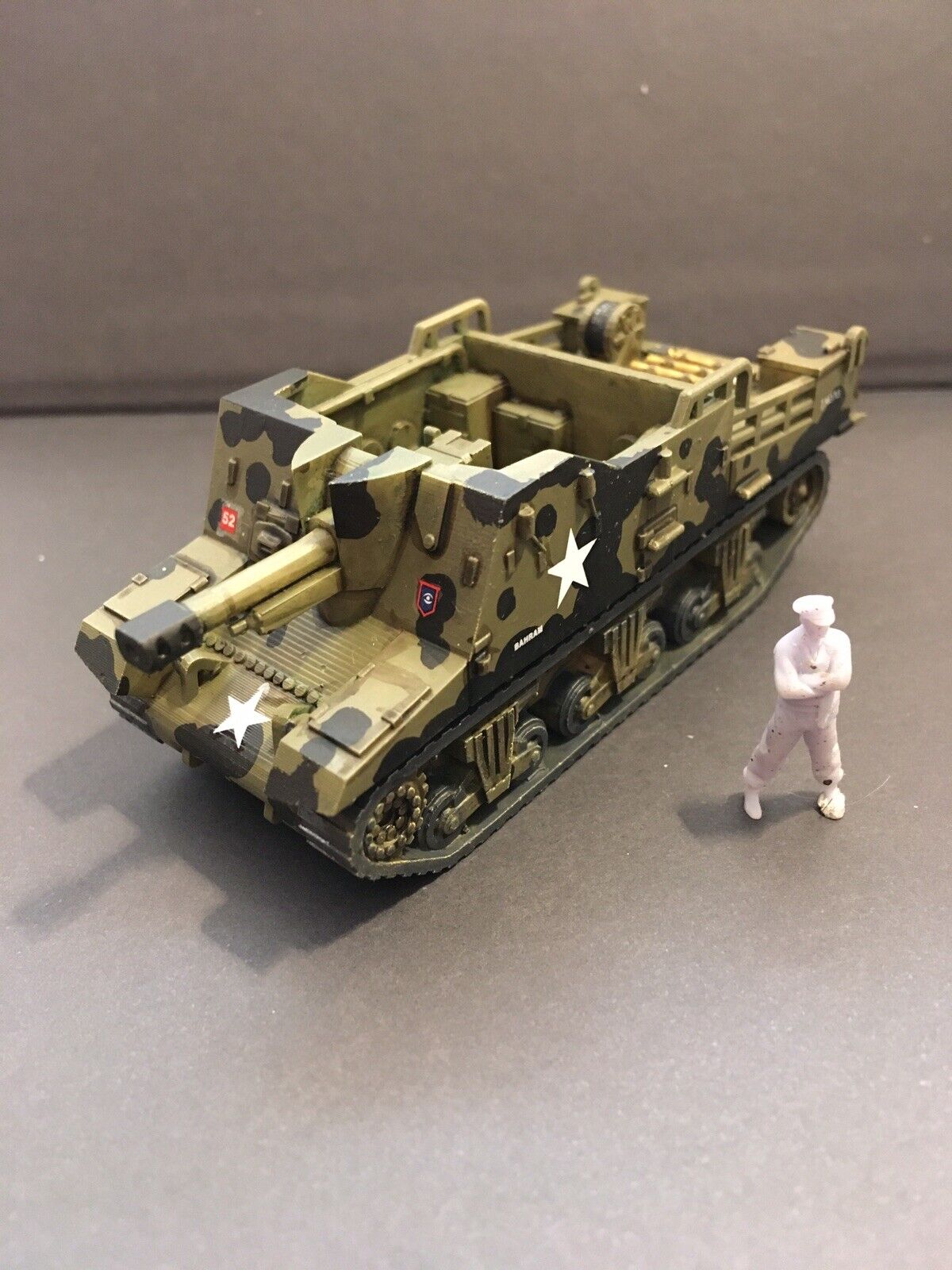 WW2 British Sexton II 25 pounder. Painted Resin Model