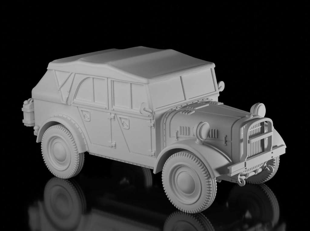 Leichter Einheits-Pkw Kfz 1 (Wargame3d)