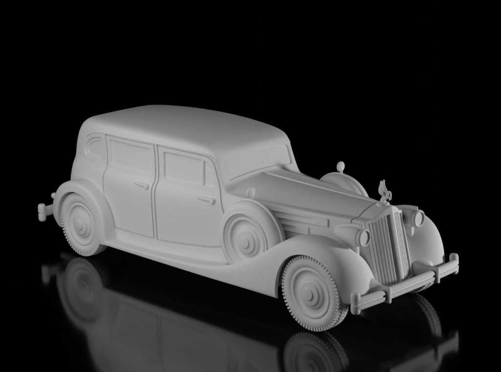 Packard 12 (Wargame3d). Painted Resin Model