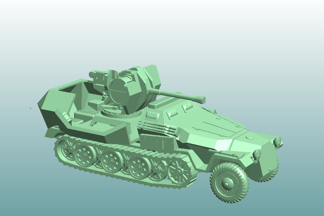 Sd.Kfz 251/17 Ausf C Flak 38