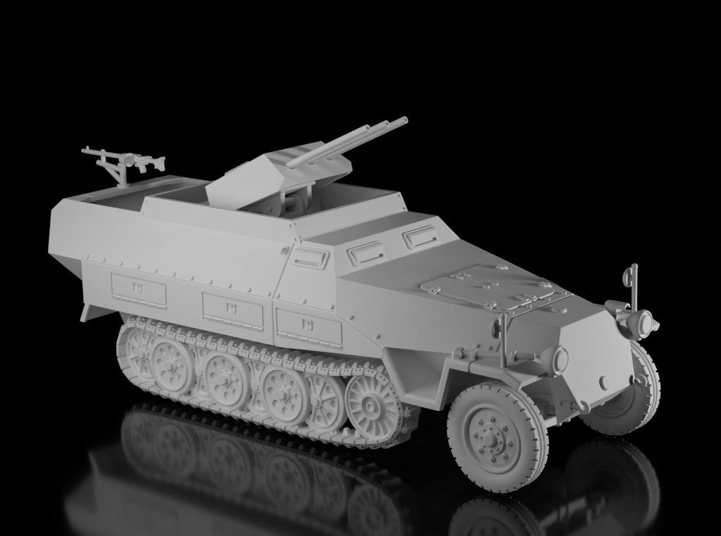 Sd.Kfz 251/21 Ausf.D "Drilling" (Wargame3d)