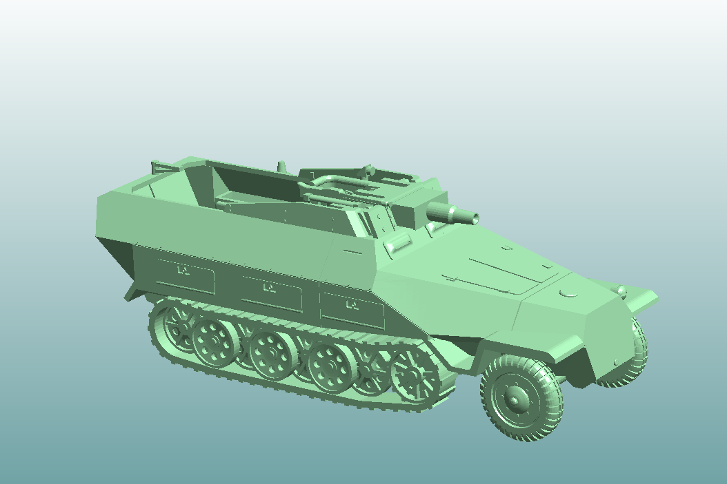 Sd.Kfz 251/9 Ausf D "Stummel"