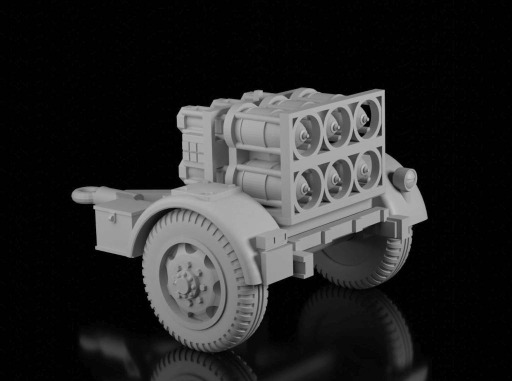 32cm Nebelwerfer 41 (Ramzay1945). Painted Resin Model