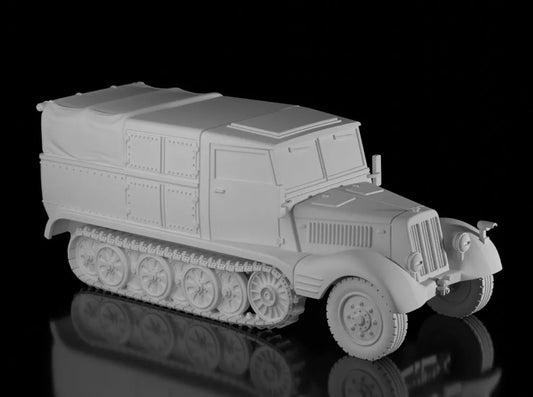 WW2 Hungarian 37M Hansa-Lloyd Artillery Tractor. Unpainted Resin Model