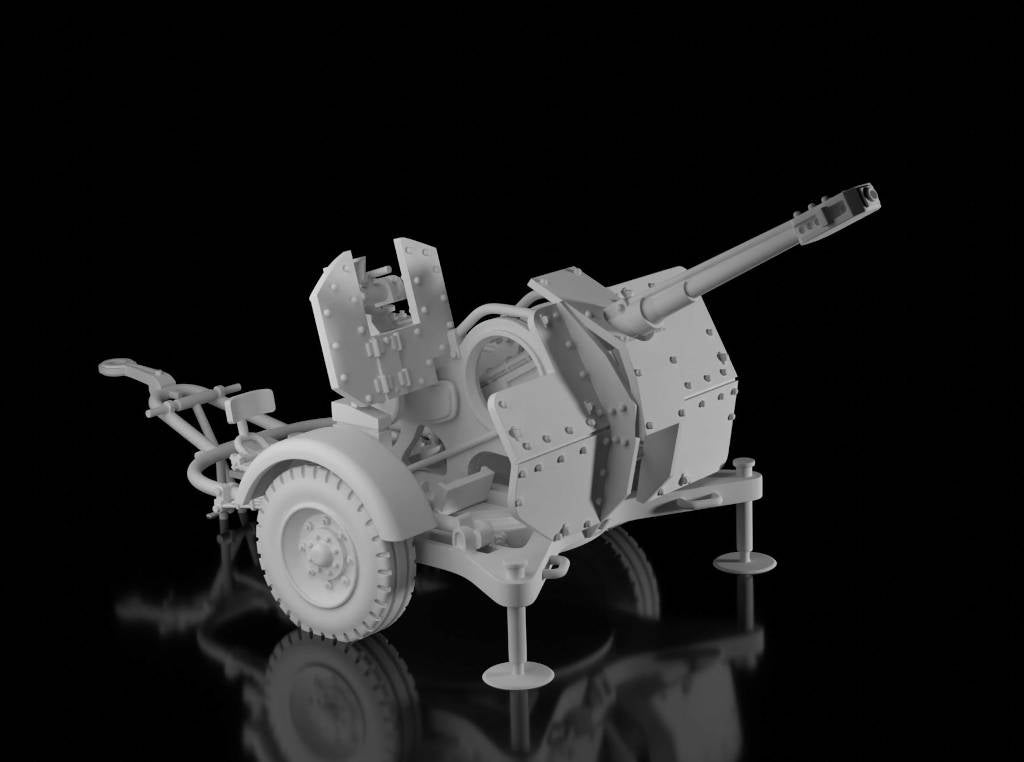 3cm Flak 103/38 "Jaboschreck" - Firing Position. Painted Resin Model