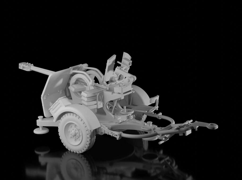 3cm Flak 103/38 "Jaboschreck" - Towing Position