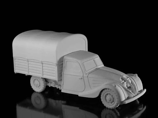 WW2 French Char Peugeot 402 pick up. UnPainted Resin Model