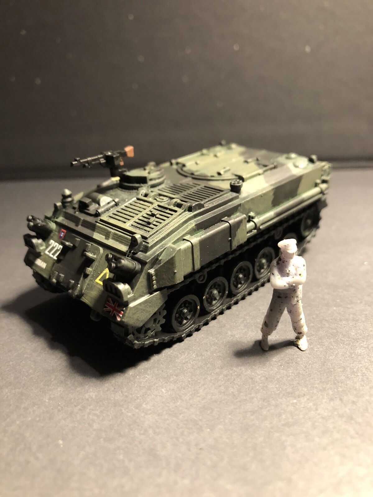 British Post War FV432 Armoured Personal Carrier. Painted Resin Model.