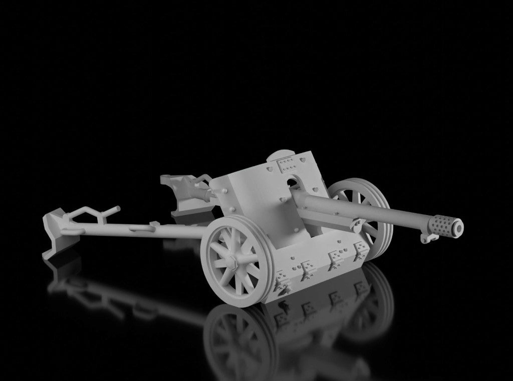 Canone 75/39 Anti-Tank Gun (Firing Configuration)