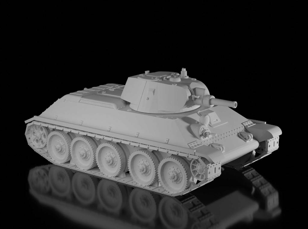 A-32 Prototype (Ramzay1945). Painted Resin Model