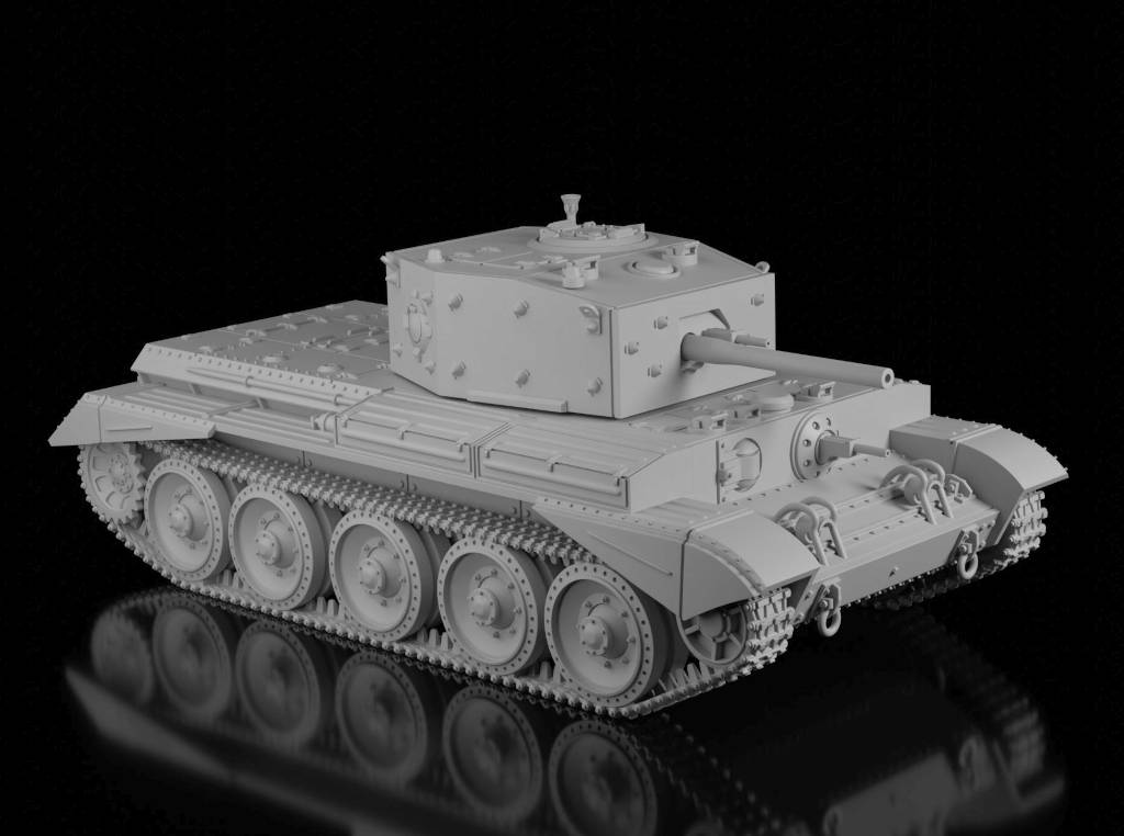 A24 Cruiser Mk.VII Cavalier (Wargame3d). Painted Resin Model