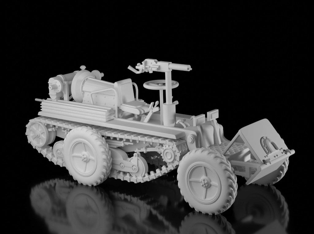 ADMK Mulus Light Personnel Carrier - Wheels Unfolded. Painted Resin Model