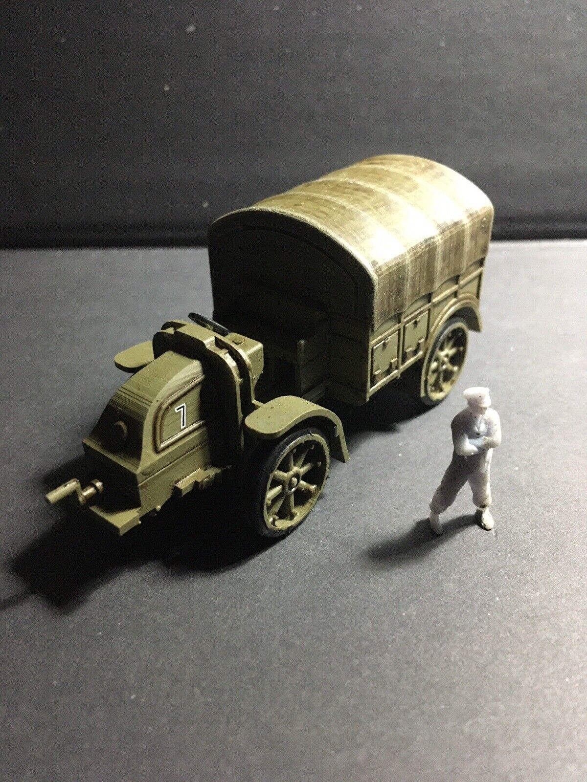 WW1 French Latil Tar 4x4. Painted Resin Model