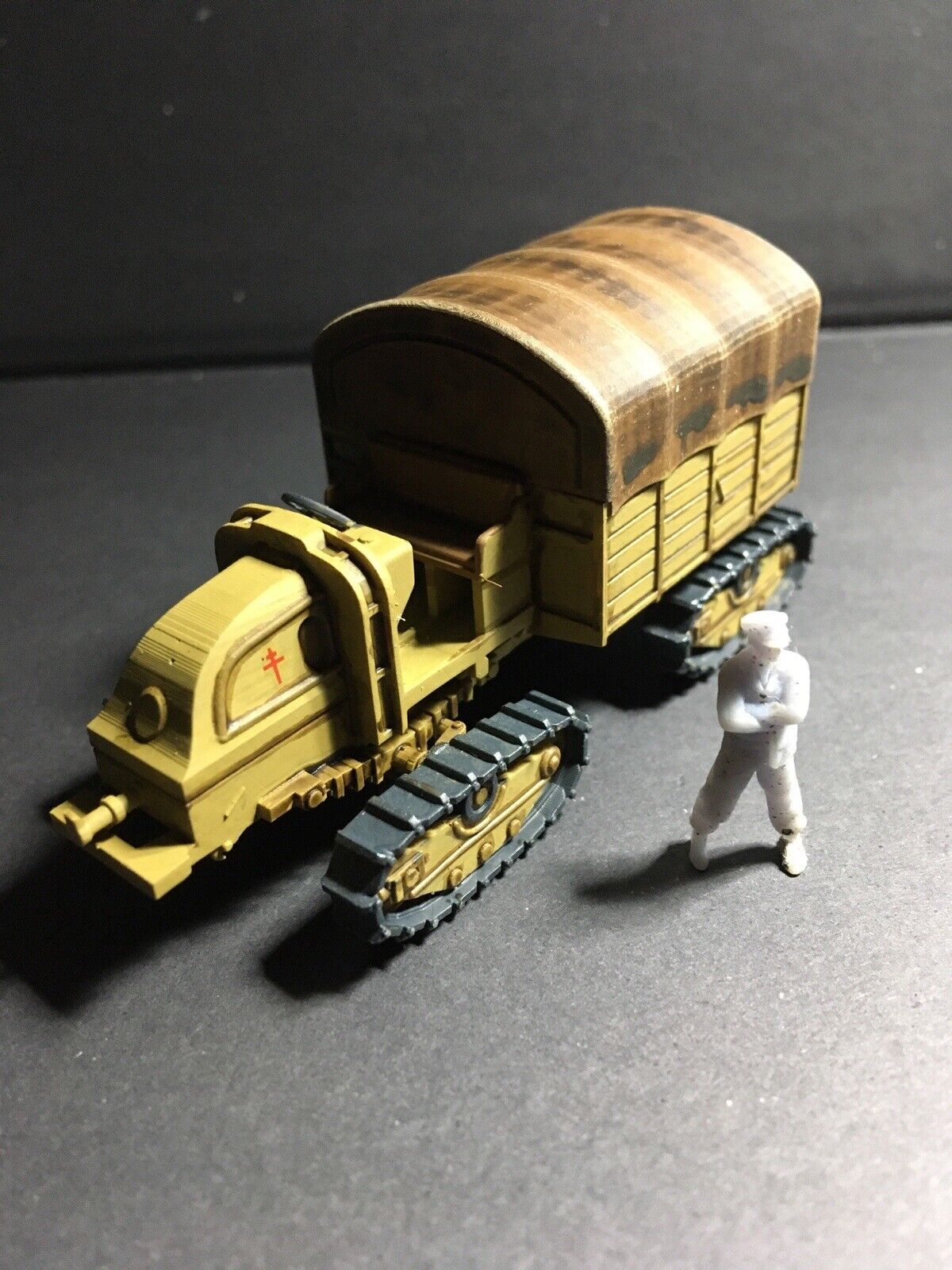 WW1 French Latil Tar 4x4 Tracked. Painted Resin Model