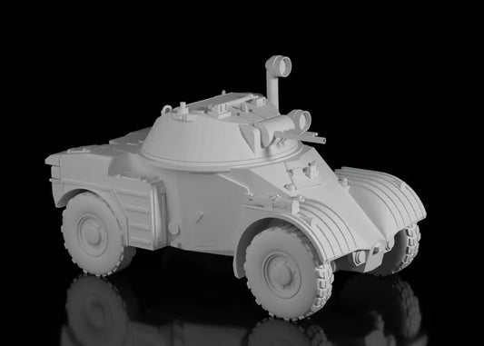 Postwar French Panhard AML-60 Armoured Car. UnPainted Resin Model