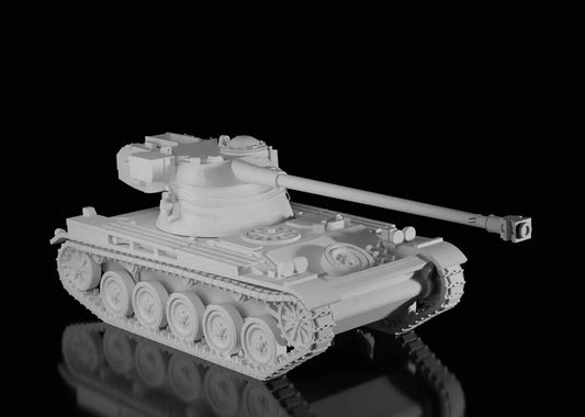 Postwar French AMX-13 105mm. UnPainted Resin Model