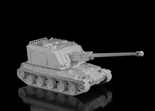 Postwar French AMX-30 AuF1. UnPainted Resin Model